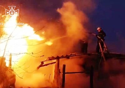Рятувальники опублікували відео з пожежі в селі Шатрищи